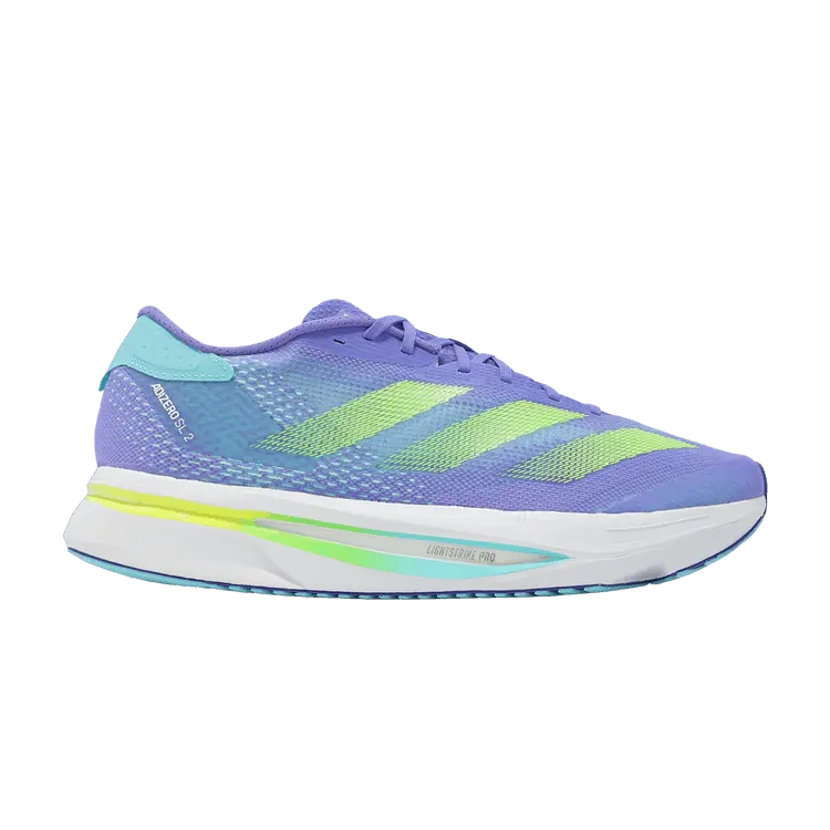 

Кроссовки Adizero SL2 'Blue Spark Lucid Lemon', синий