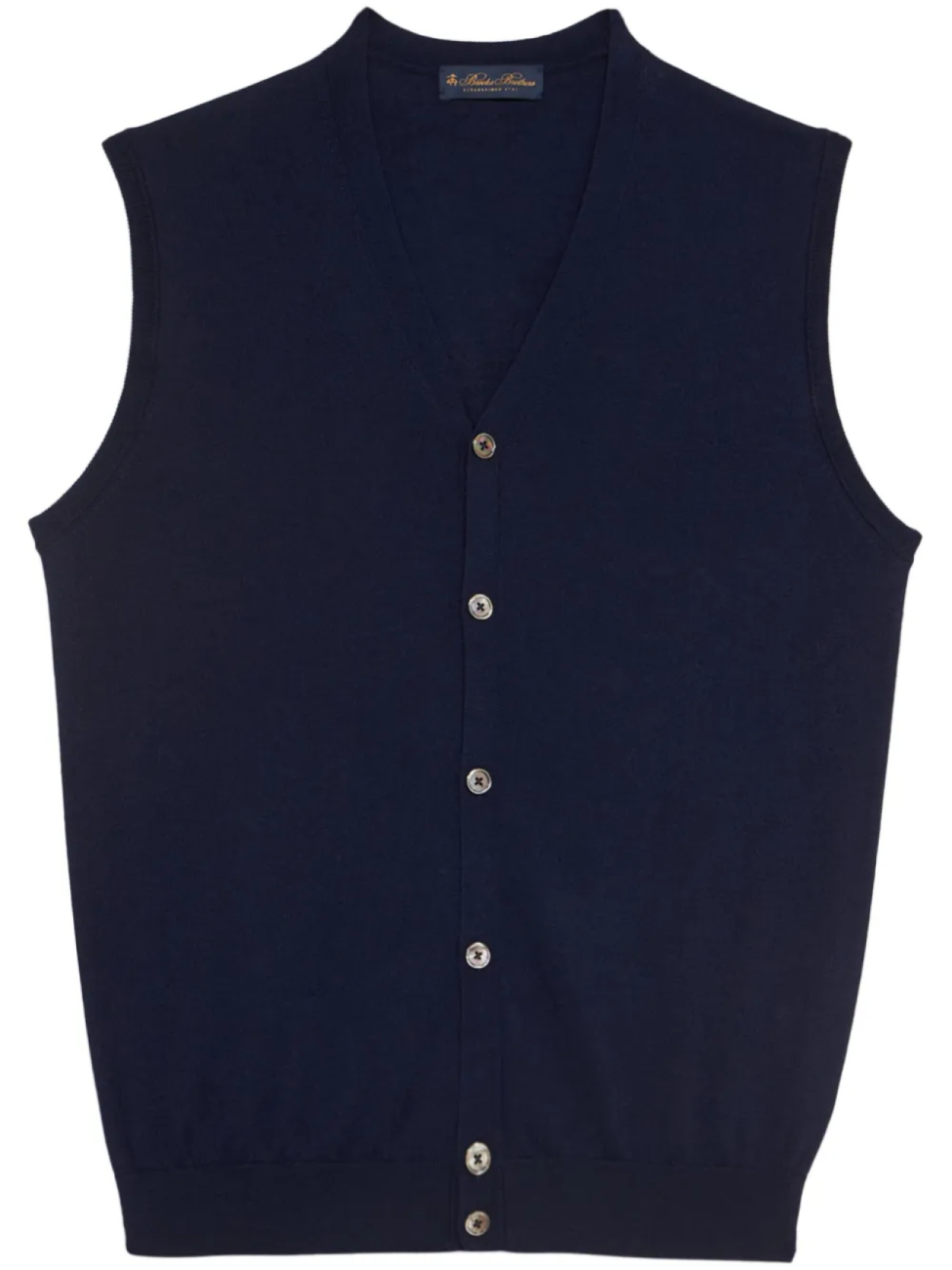 

Вязаный кардиган Brooks Brothers, синий