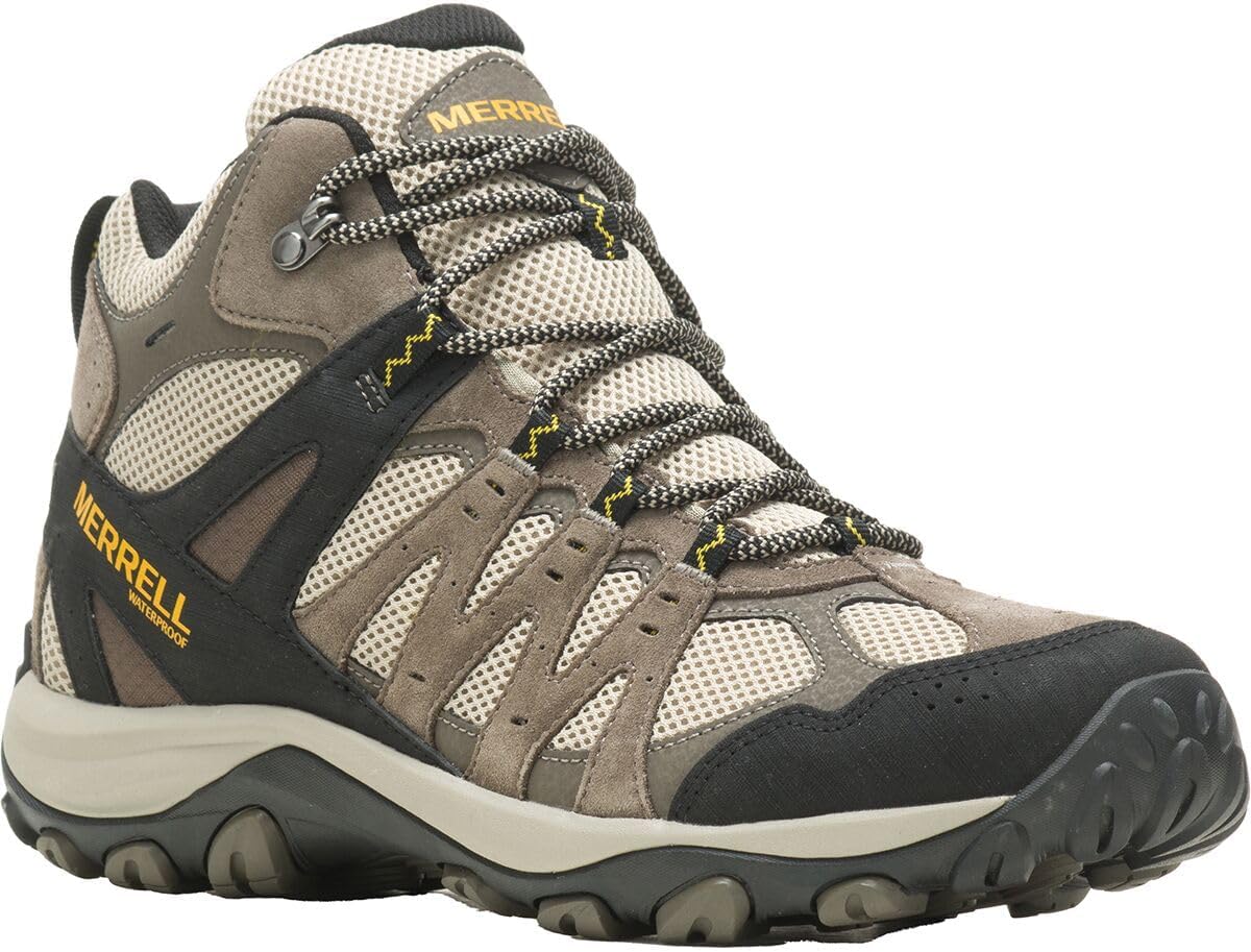 Мужские ботинки Merrell Accentor 3 Mid Waterproof, золотой — фото 2