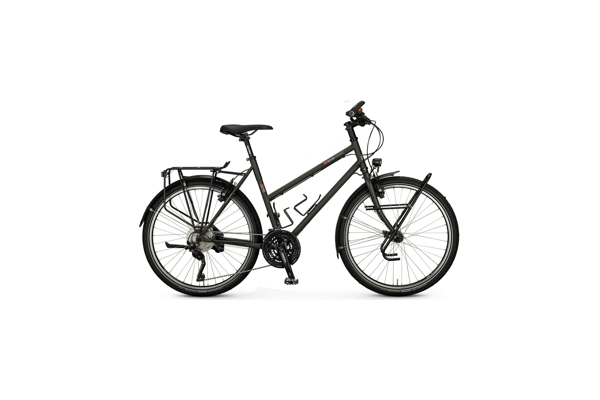 

Трекинговый велосипед Vsf Fahrradmanufaktur Tx-400 - 26 дюймов - trapez, grün | schwarzoliv matt