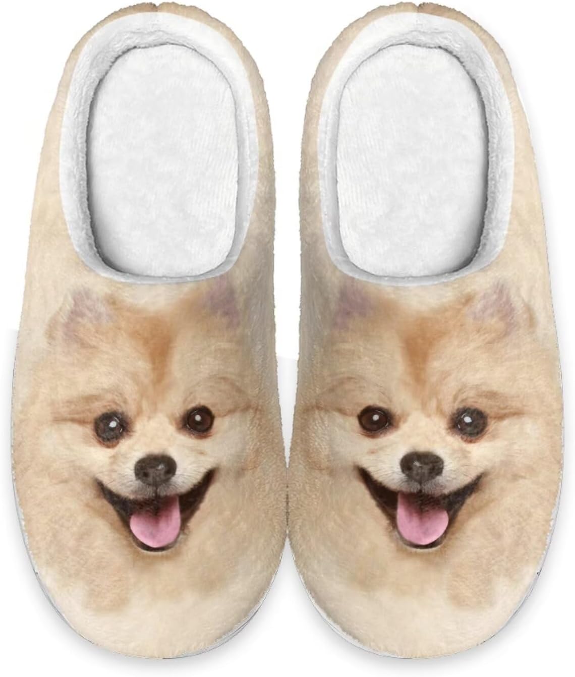 

Тапочки для дома Forchrinse с американским флагом для мужчин и женщин, мягкие и комфортные, теплые тапочки на осень и зиму, легкие, на скользящей подошве, Dog Printed