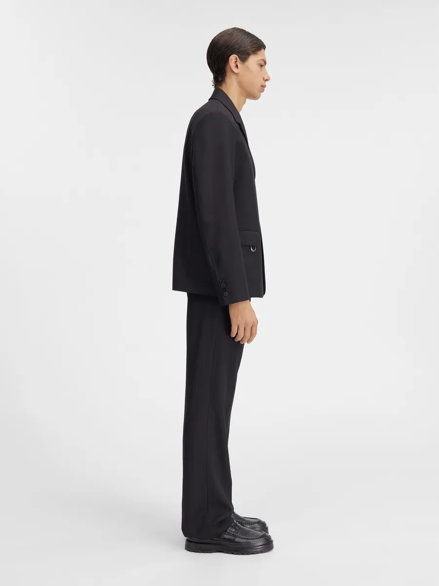 

Квадратный пиджак Ла Весте Кабри Jacquemus, черный