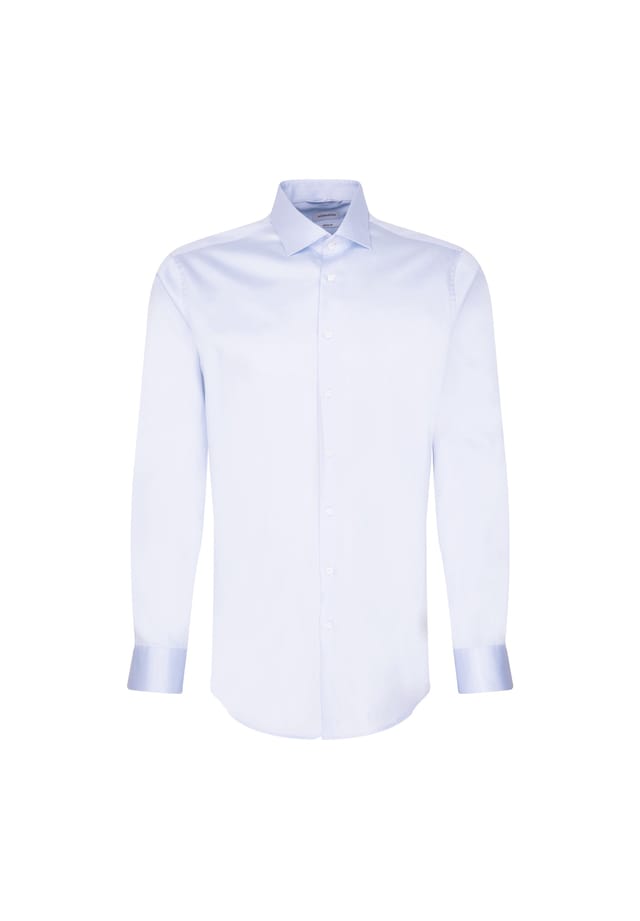 

Рубашка деловая черная роза Seidensticker, голубой