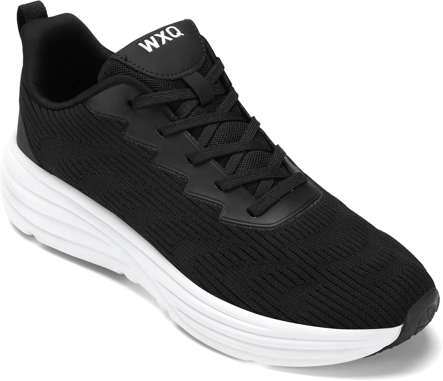 

Мужские кроссовки WXQ для бега, легкие теннисные кеды с удобной посадкой, модные кроссовки, противоскользящие, повседневные, дышащие и комфортные для прогулок, черный