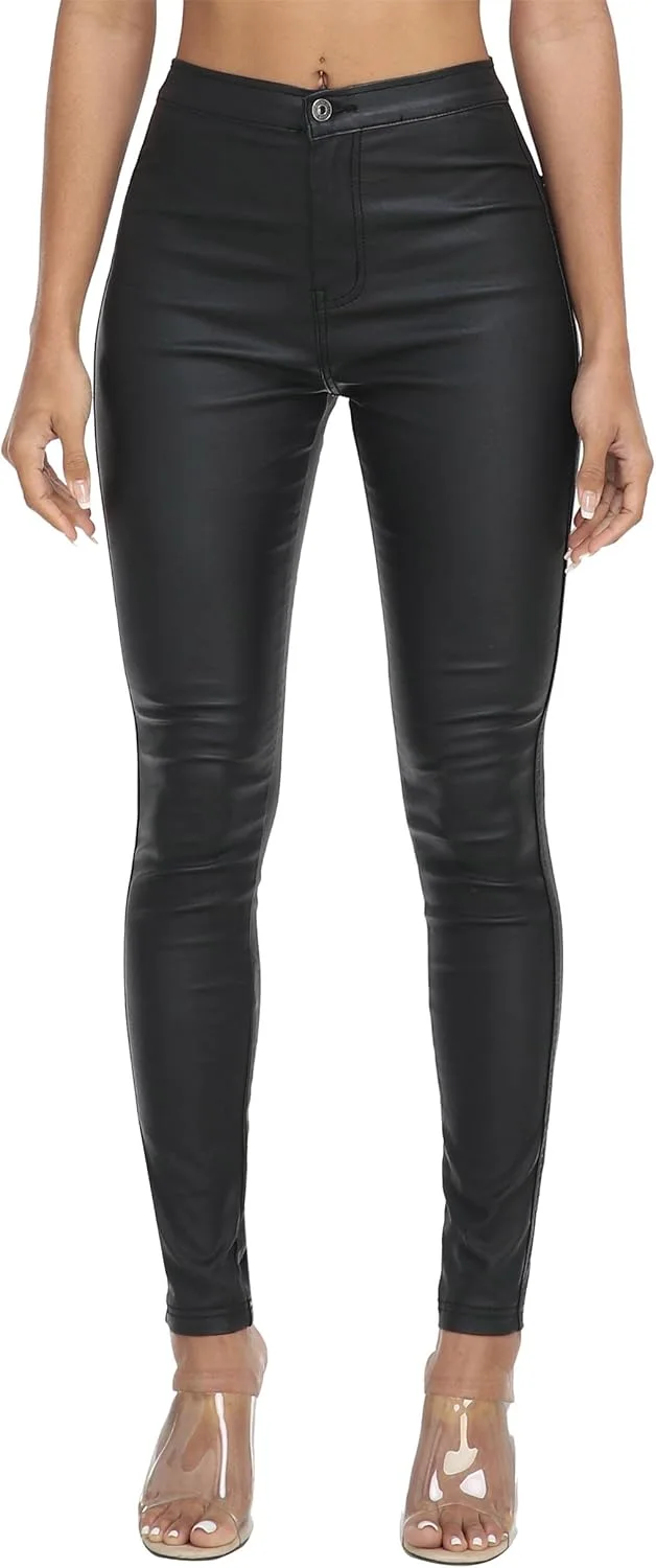 

WAYRUNZ Женские джинсы-леггинсы с высокой талией