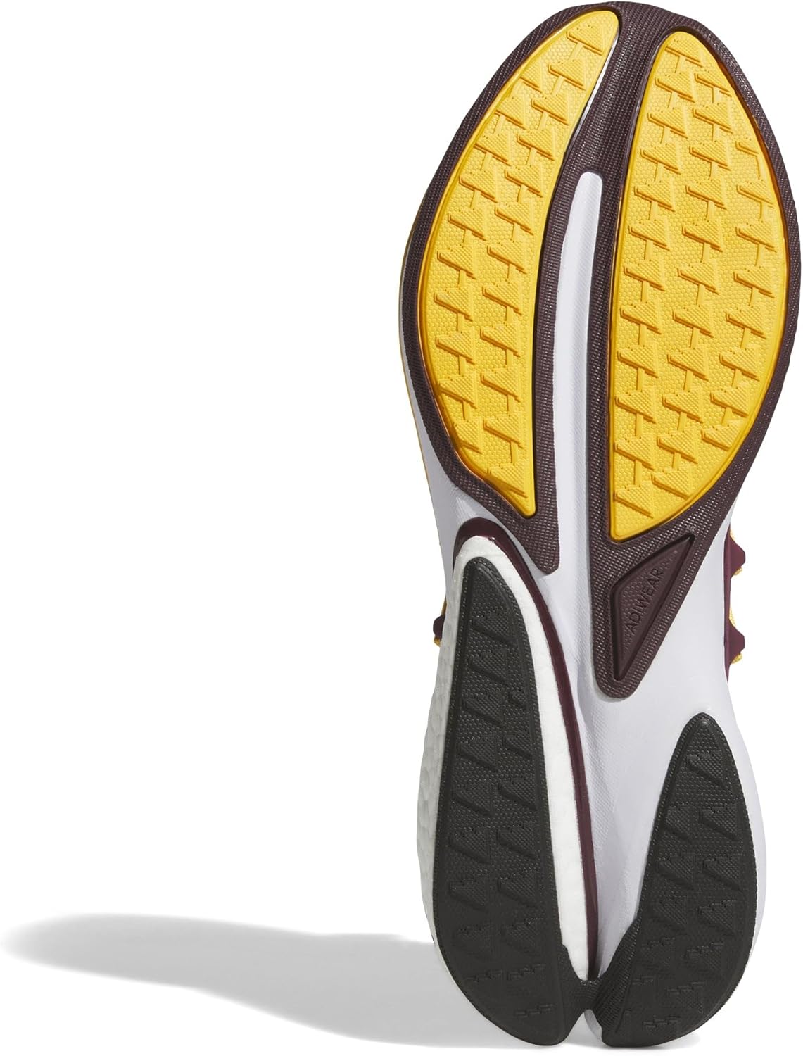 Кроссовки Adidas Унисекс-взрослые NCAA 25/26 Team Alphaboost V2, белый/бордовый — фото 4