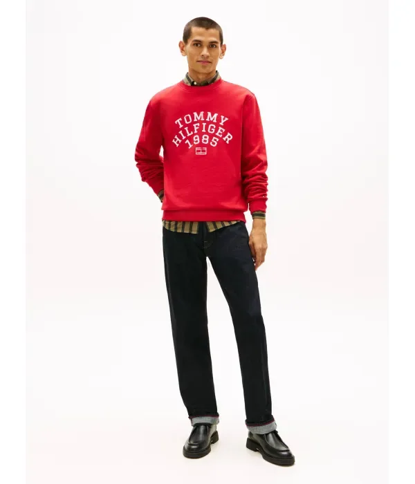 Толстовка regular fit Tommy Hilfiger, красный — фото 2