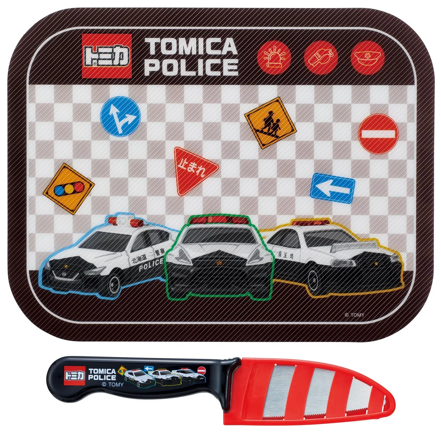 Детский кухонный нож и разделочная доска «Tomica» от Skater