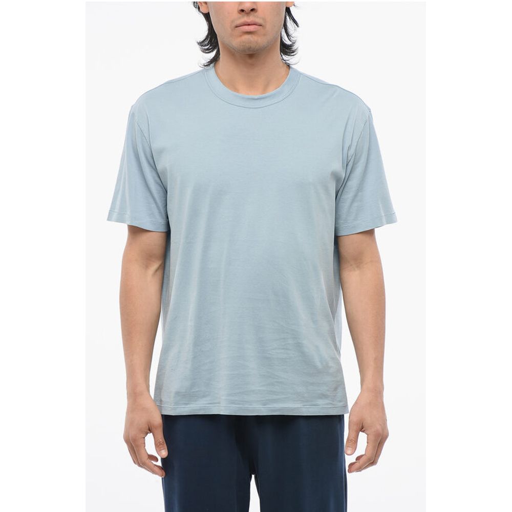 

Однотонная футболка с круглым вырезом Ten C, Blue
