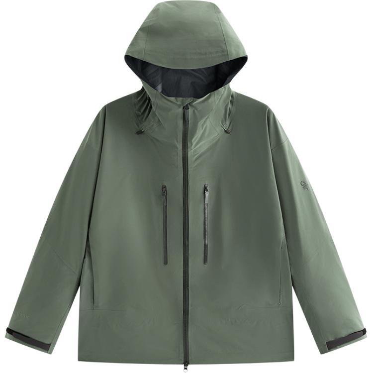 

PEACEBIRD MEN Куртка мужская Dark Moss Green с капюшоном, Moderate Workwear
