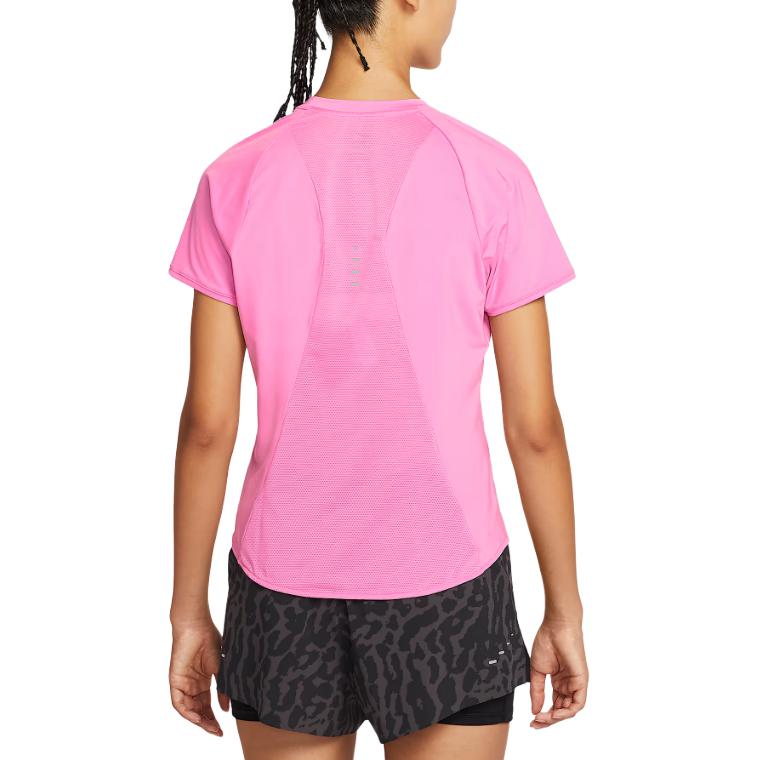 Swift Women's Dri FIT Short Sleeve Running Top Nike, розовый — фото 4
