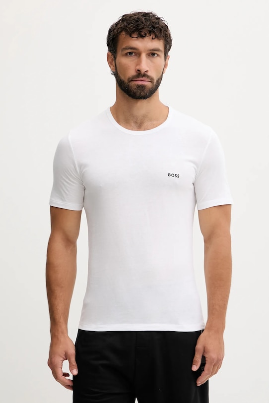 

Упаковка из 3 хлопковых футболок Boss, бордовый, Красный, Упаковка из 3 хлопковых футболок Boss, бордовый