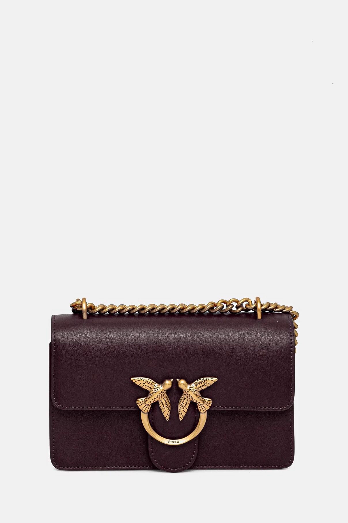 

Сумочка из кожи Pinko, коричневый