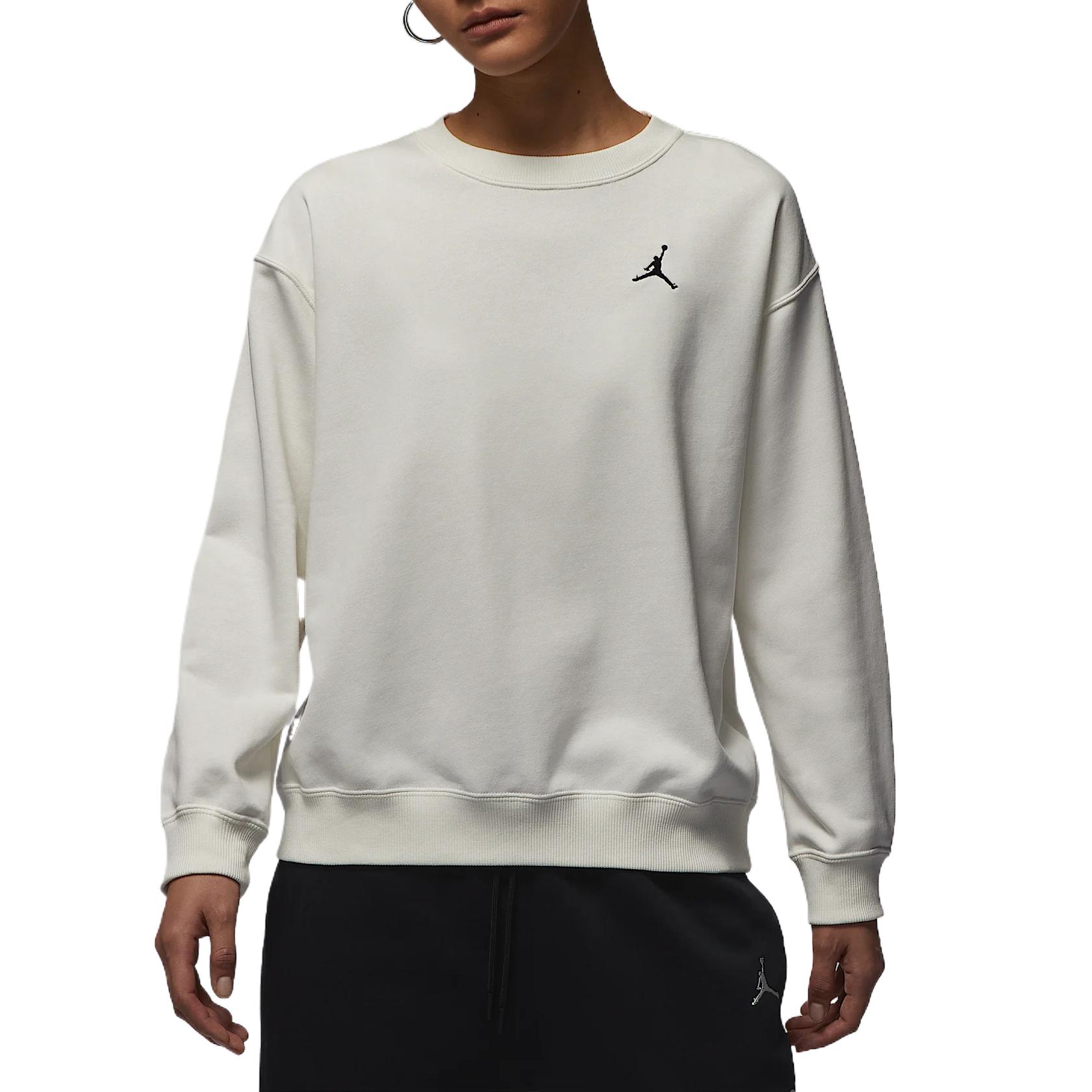 Jordan Толстовка Jumpman Brooklyn Fleece SS25 женская sail white — фото 3