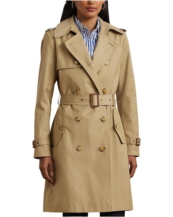 

Женское пальто Lauren Ralph Lauren Db Belted Rain 38", Sand