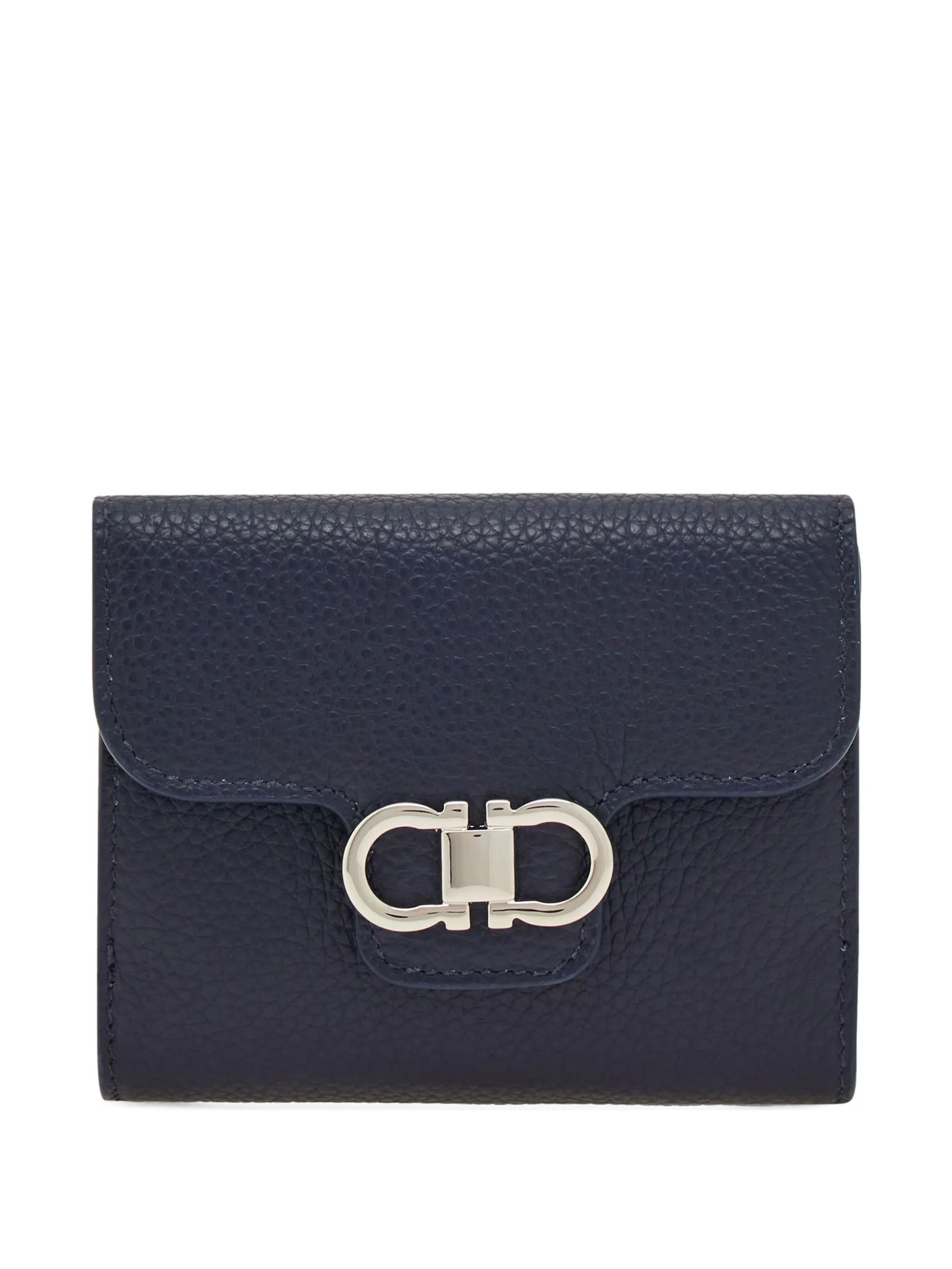 

Компактный кошелек с декором Gancini Ferragamo, синий