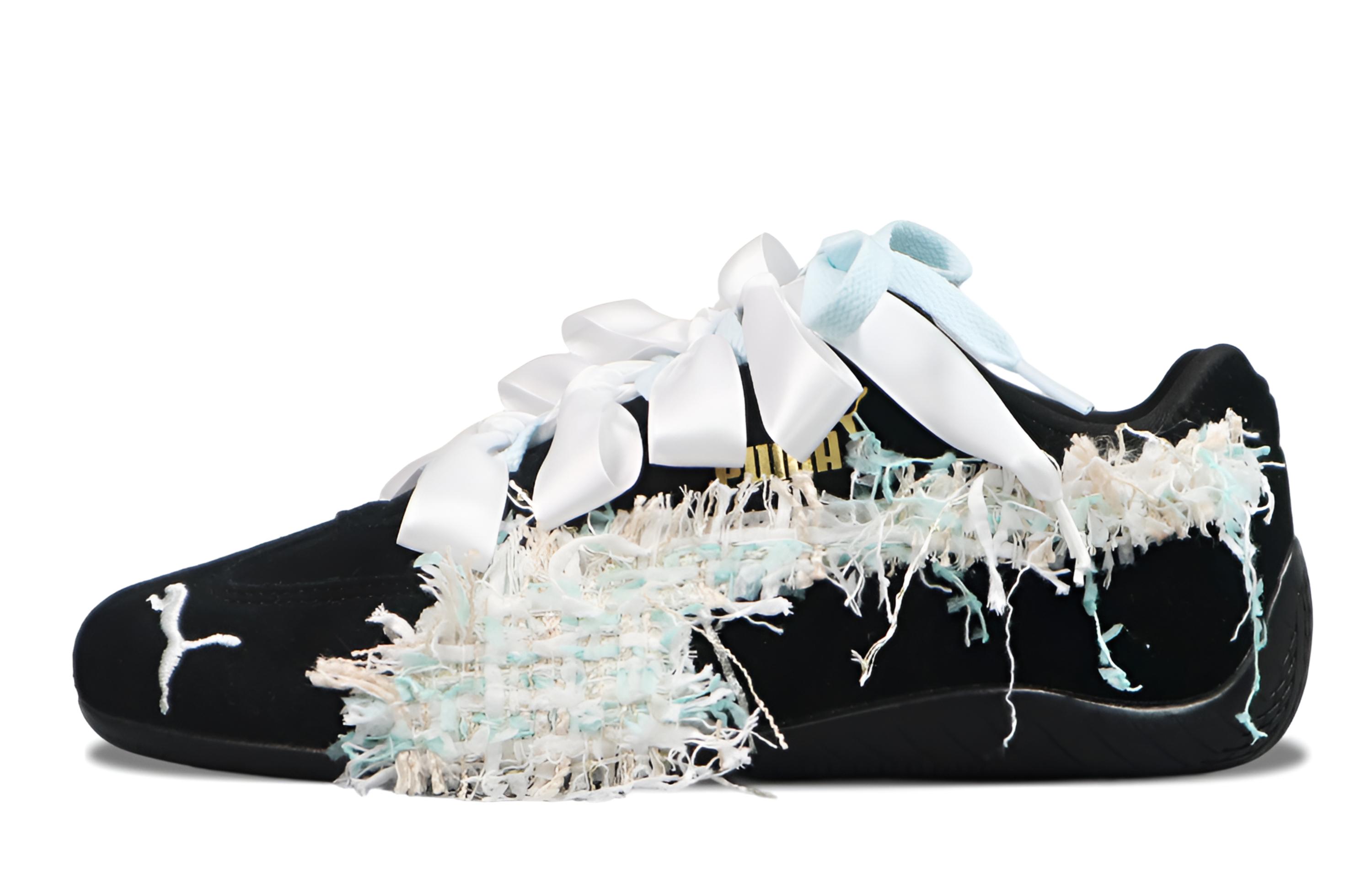 

PUMA Скоростные коты коллекции устойчивые к истиранию низкие кеды повседневные унисекс черный зеленый, цвет Black Green