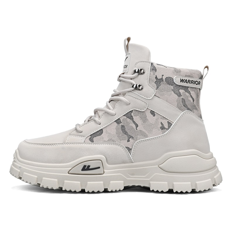 

WARRIOR Ботинки короткие тактические мужские из искусственной кожи Beige Black