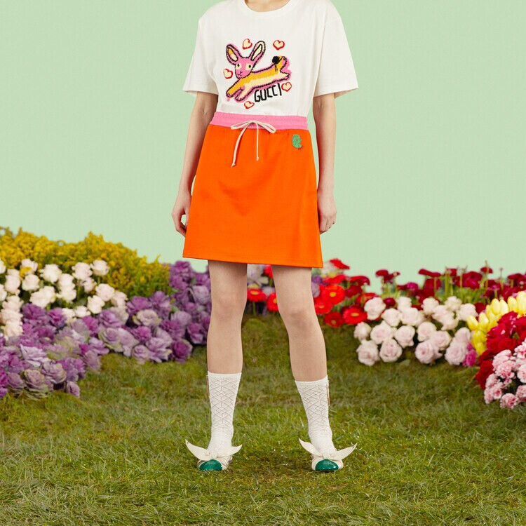 Юбка Gucci, оранжевый — фото 2