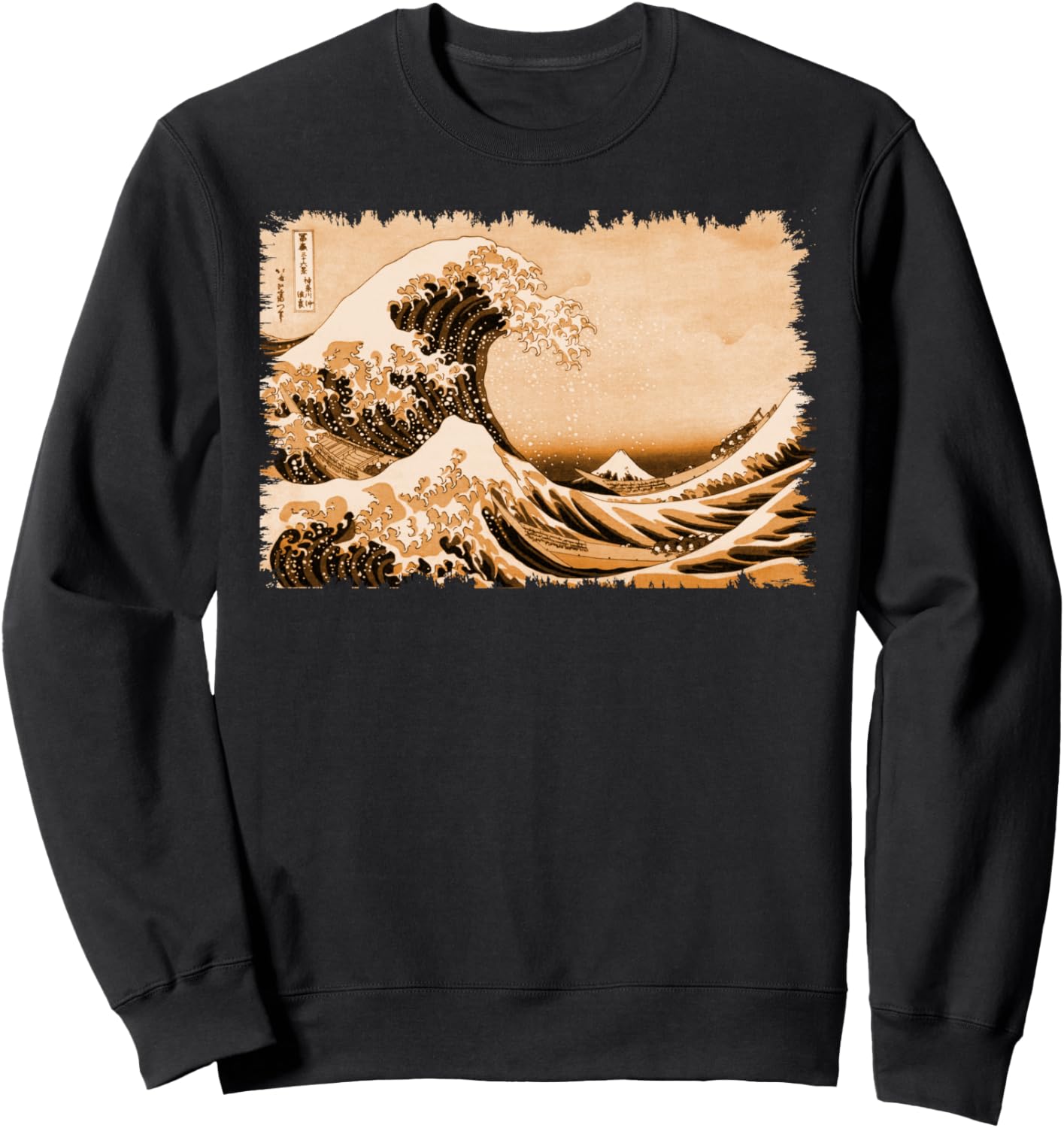 

Кацуя Хокусай Намиура, знаменитое винтажное искусство Канагавы, стильная толстовка в стиле ремикс Smooth Hq, черный