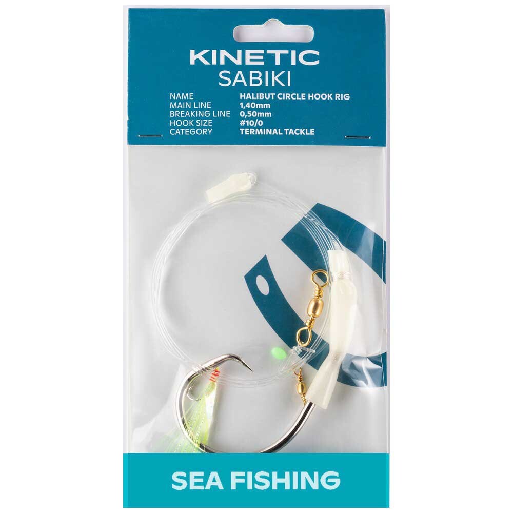 

Оснастки Kinetic Sabiki Halibut Circle Hook, прозрачный