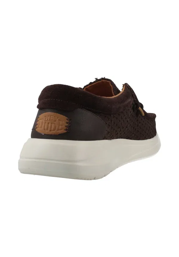 Обувь Wally comf slip on casual lace ups Heydude, коричневый — фото 3