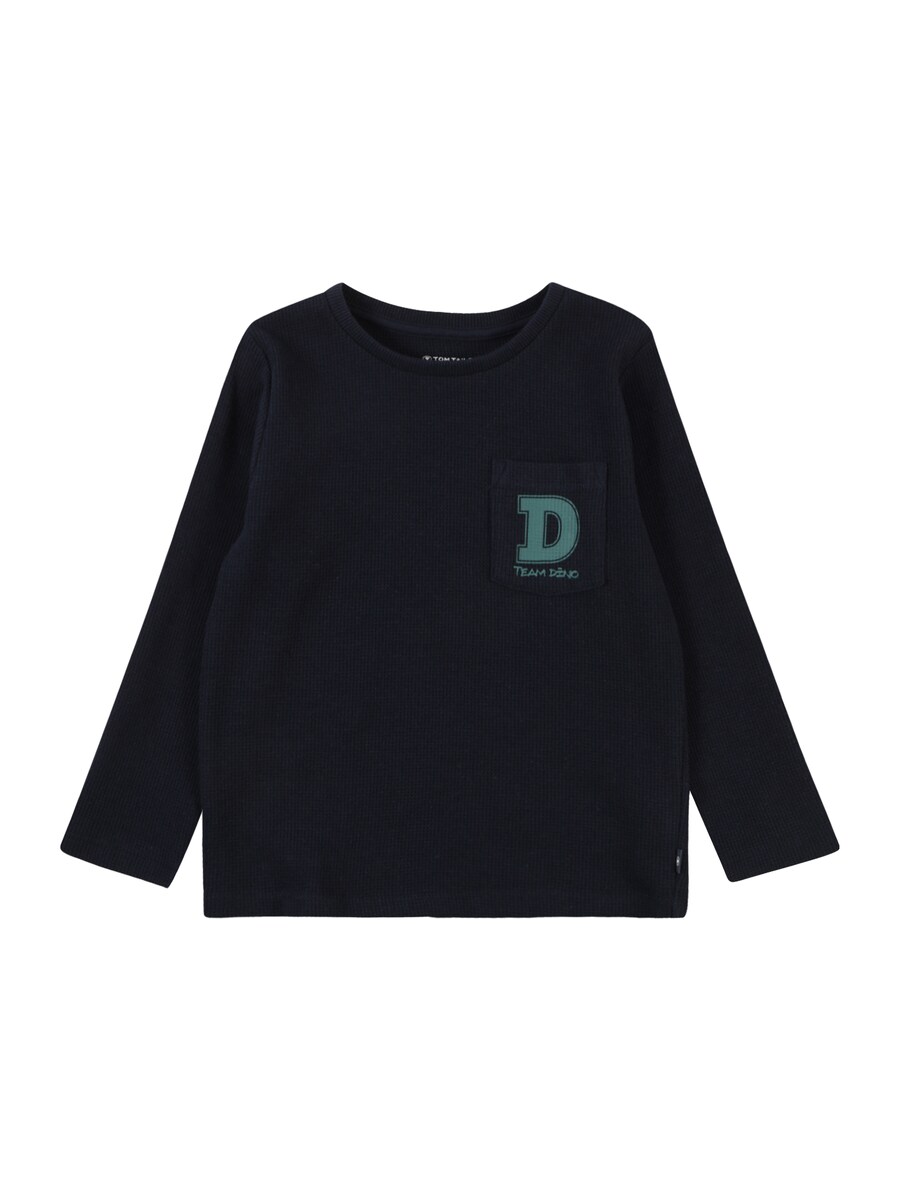 

Рубашка TOM TAILOR, цвет Navy/Cyan blue