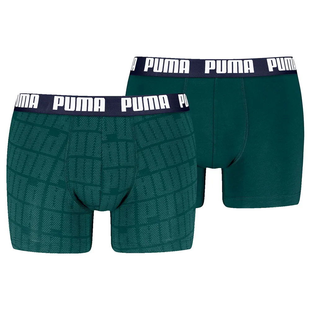 

Боксеры 2 шт Puma Logo Print boxers 2 units, зеленый