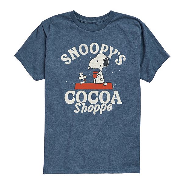 

Футболка с принтом Peanuts Snoopy's Cocoa Shoppe для мальчиков 8-20 Licensed Character, Heather Blue