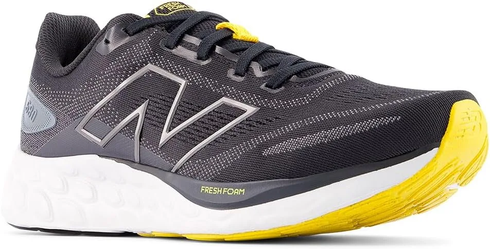 Мужские беговые кроссовки New Balance 680, черный — фото 2