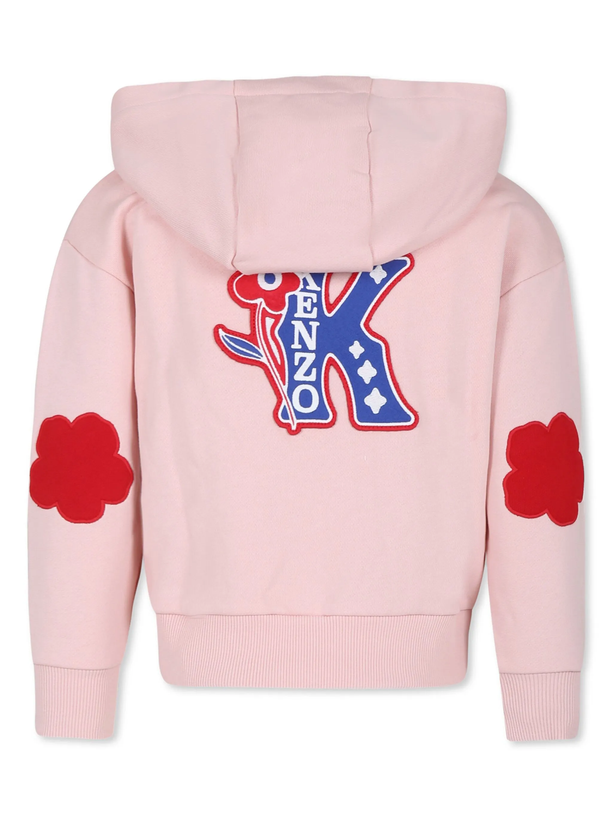 Худи Boke Flower на молнии Kenzo Kids, розовый — фото 2
