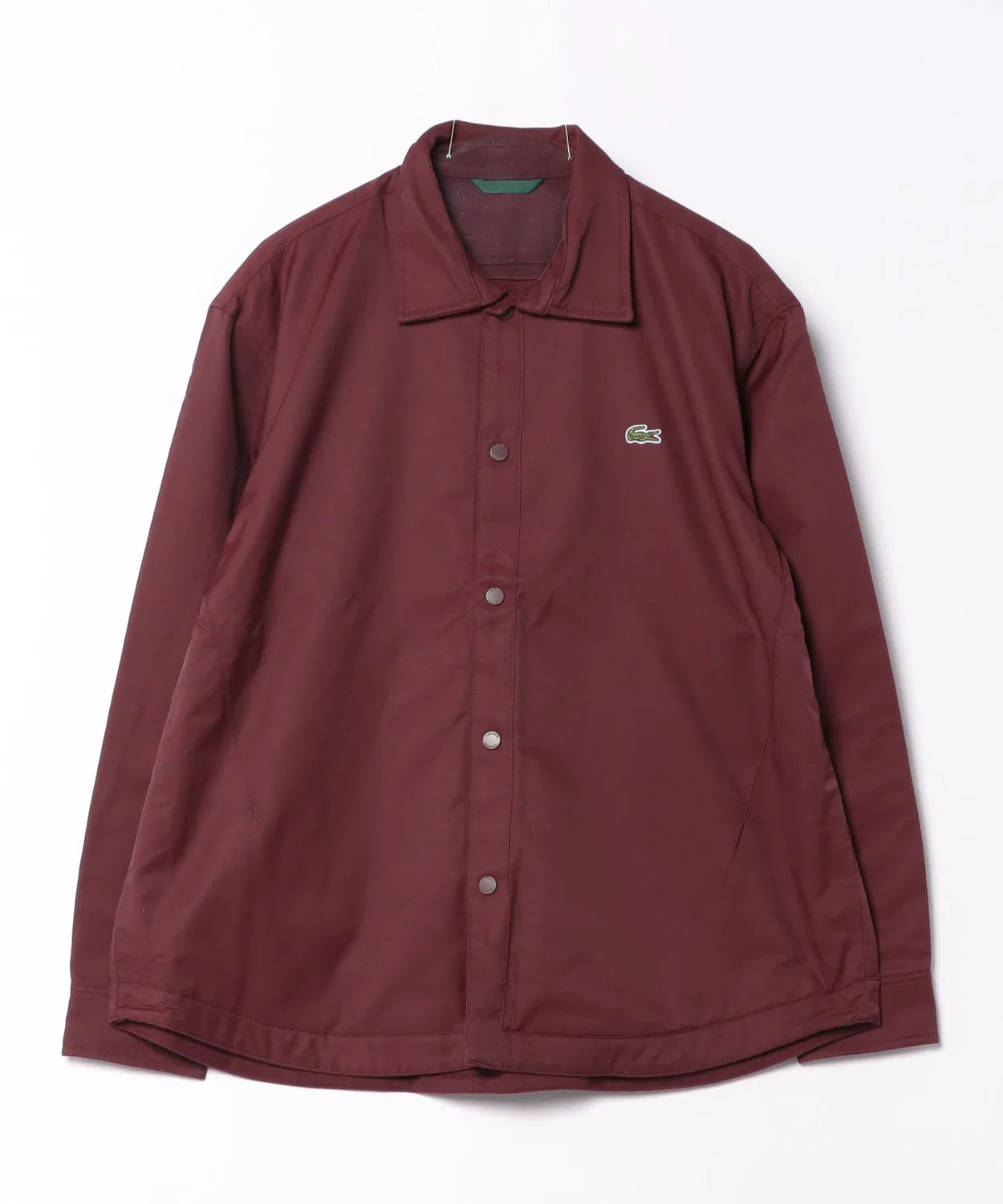 Куртка LACOSTE реверсивная бордового цвета