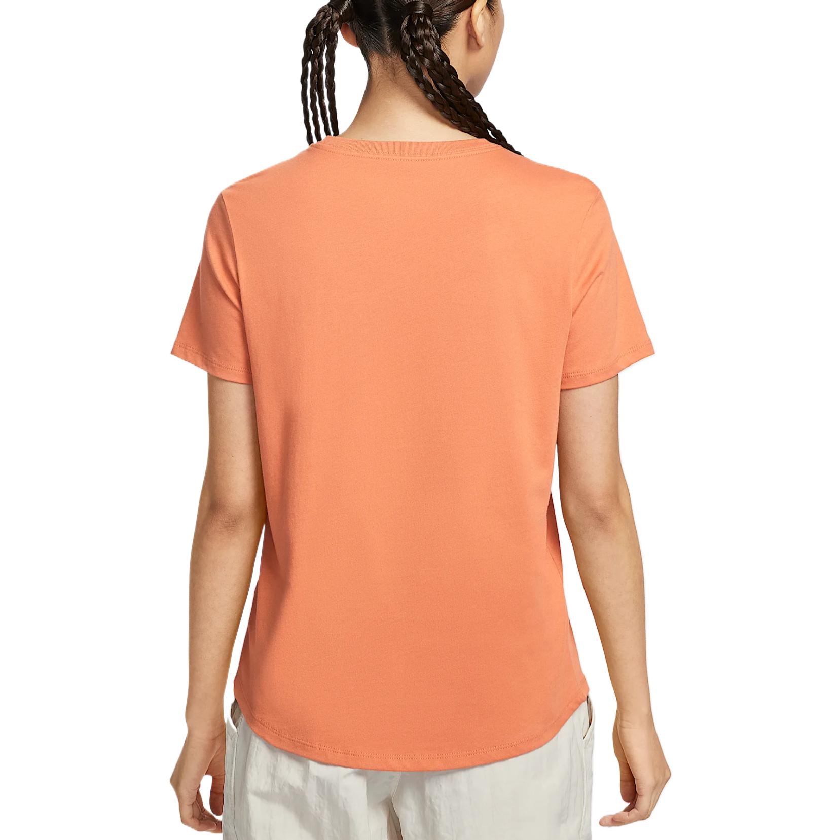 Футболка Nike Sportswear Essentials Logo DX7907-828, оранжевый — фото 2