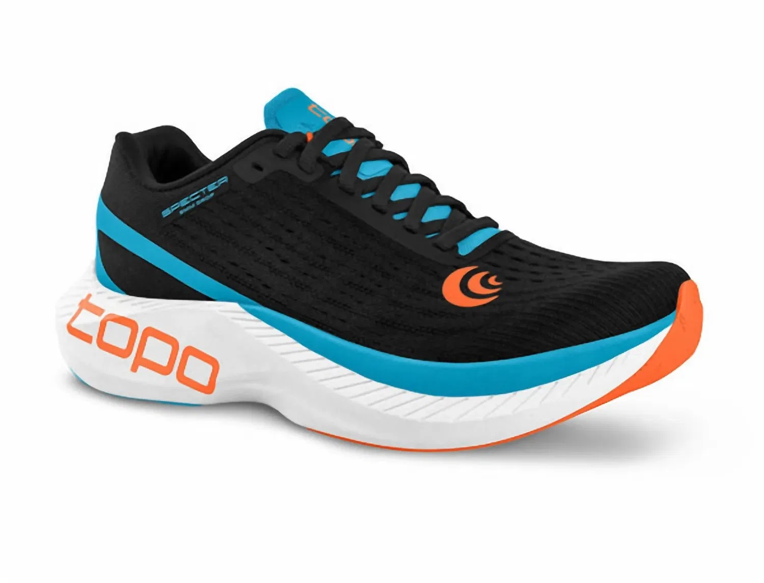 Topo Athletic Мужские кроссовки для бега Specter Road Running Shoes, черные с синим — фото 2