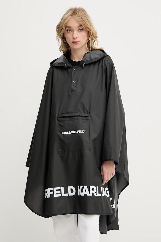 

Пончо Karl Lagerfeld, черный