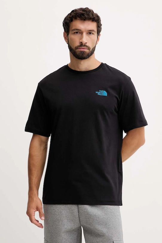 

Хлопковая футболка The North Face, черный