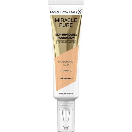 

Max Factor Miracle Pure Foundation 32 Светло-бежевый Spf30 30 мл
