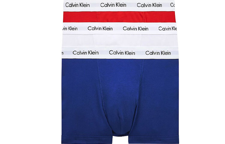 

Мужские трусы Calvin Klein, цвет white/red/blue