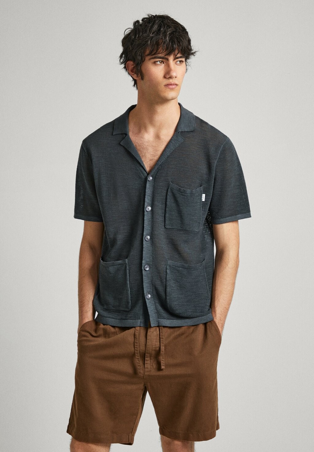 

Рубашка Pepe Jeans, цвет phantom grey