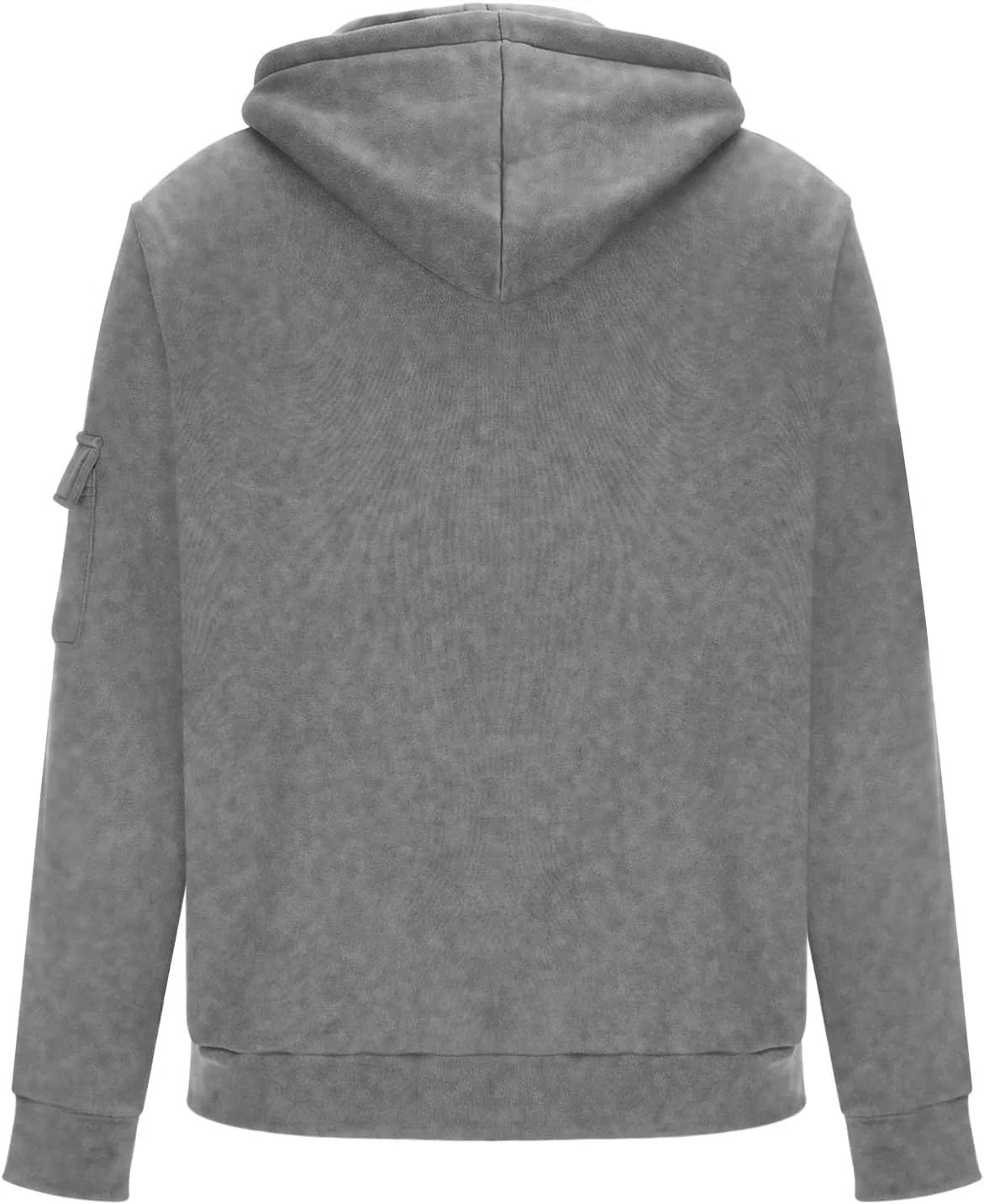 Толстовка тактическая флисовая с капюшоном, карманом, Generic, Gray — фото 3