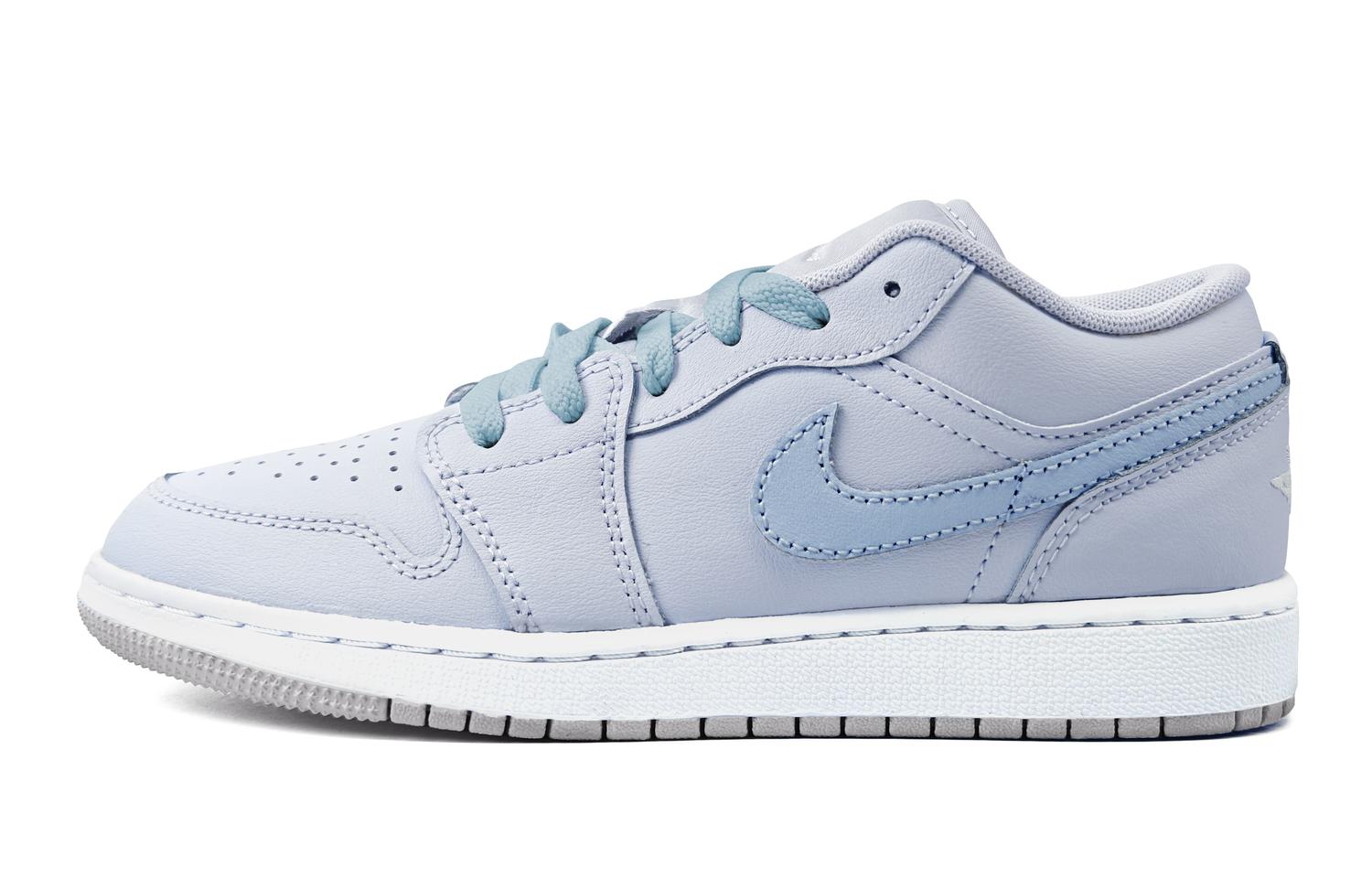 

Jordan Детские баскетбольные кроссовки AJ1 Sweetheart с амортизацией, износостойкие, синие, с низким верхом, для подростков