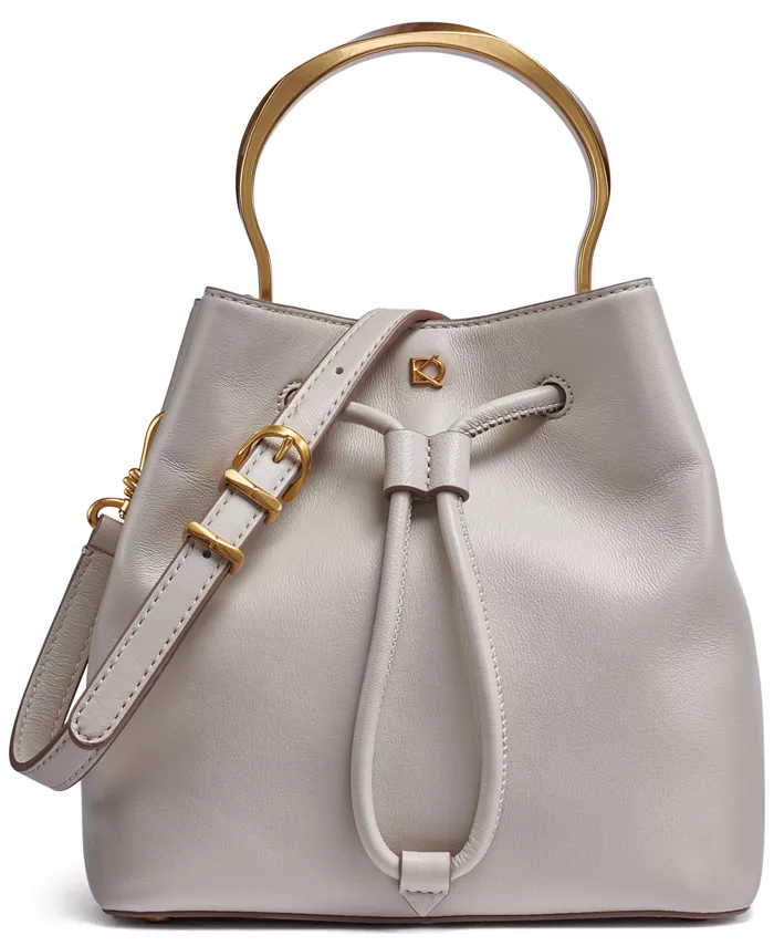 

Сумка Lawrence Top Handle Bucket Donna Karan New York, коричневый/бежевый