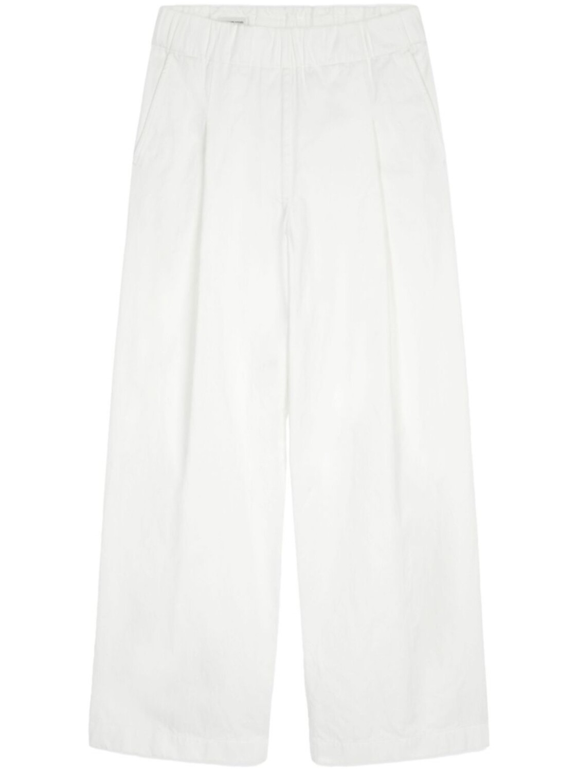 

DRIES VAN NOTEN брюки широкого кроя, белый