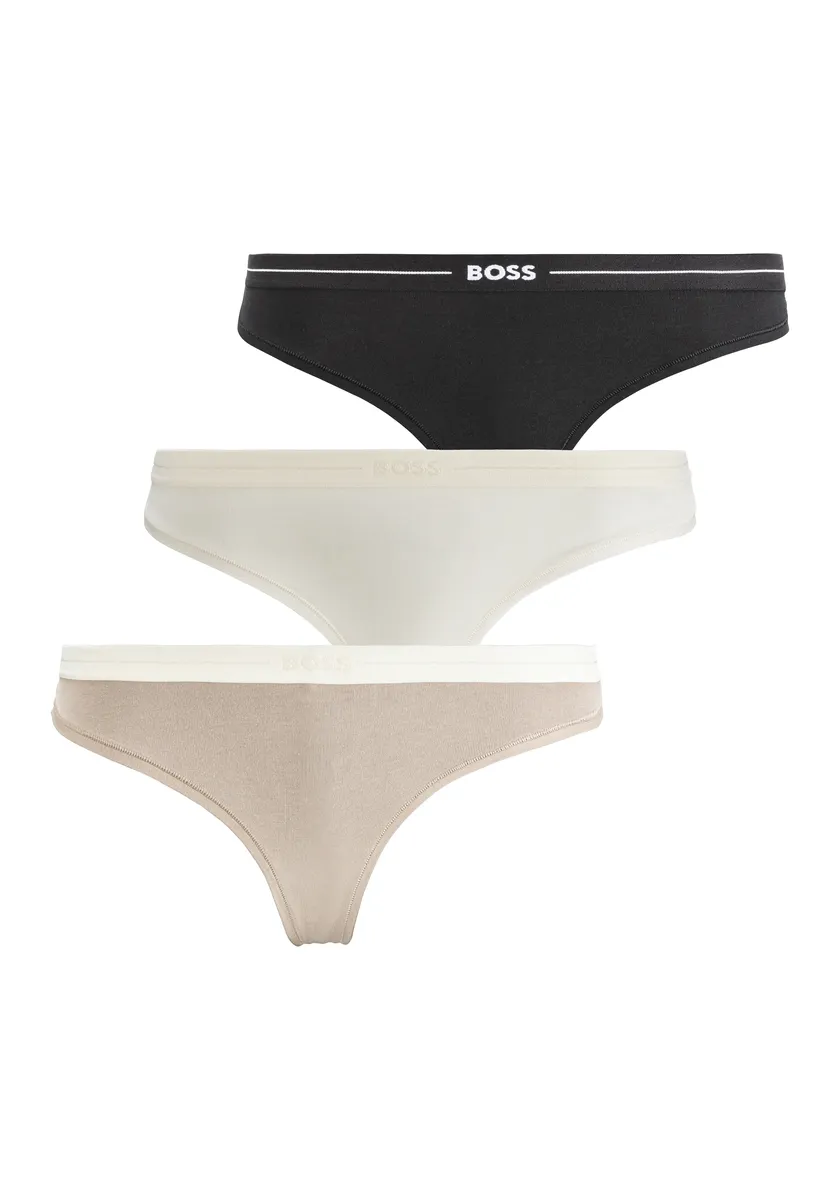 

Стринги BOSS "3P THONG" (упаковка, 3 шт., 3 шт.), с поясом с логотипом BOSS, цвет Open Miscellaneous 961