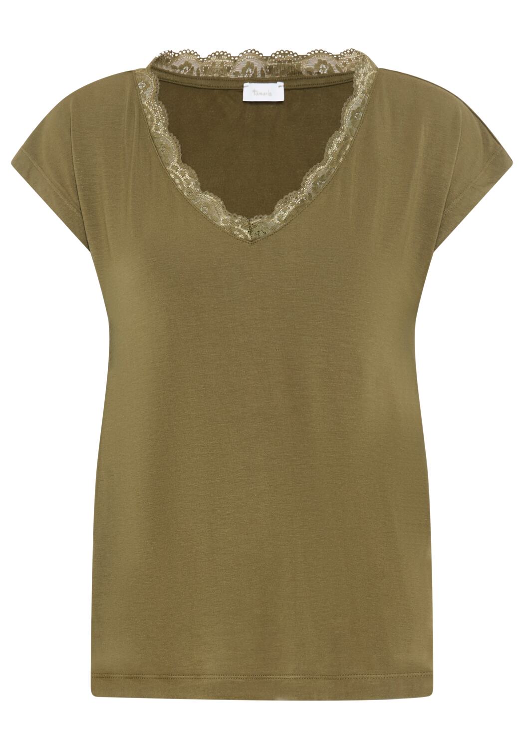 

Tamaris Футболка в цвете хаки