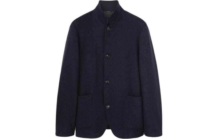 

Пальто мужское синее Loro Piana, синий