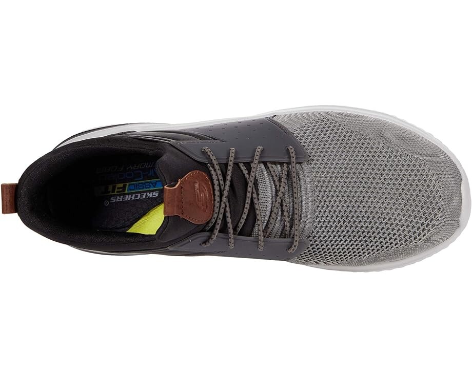 Кроссовки SKECHERS Delson 3.0 - Cicada, цвет Gray/Black — фото 2