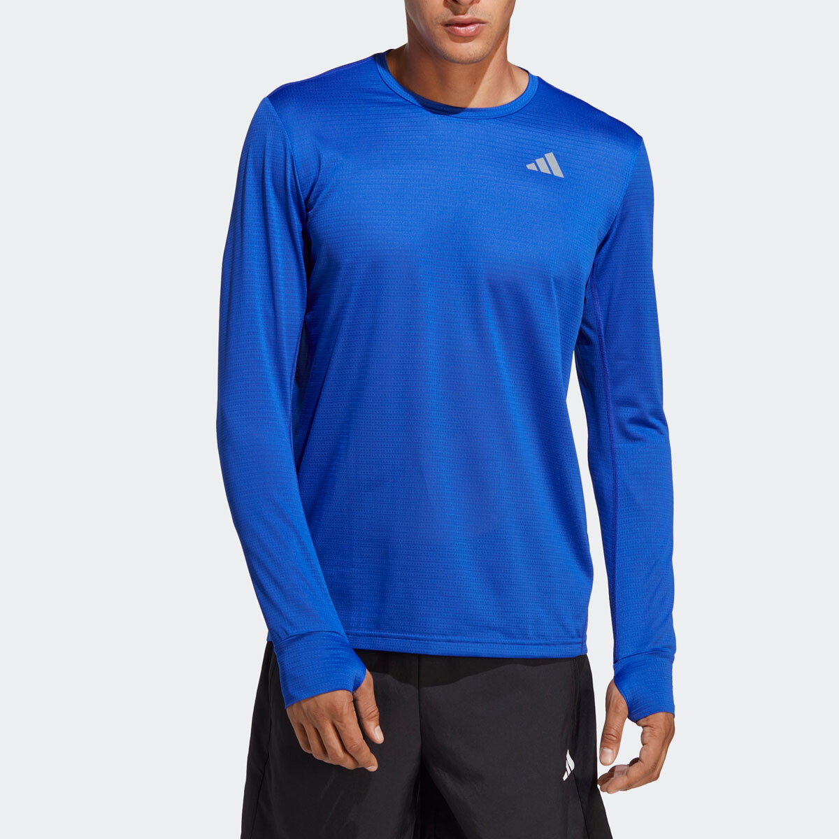 Футболка мужская королевская Adidas, цвет Royal — фото 2