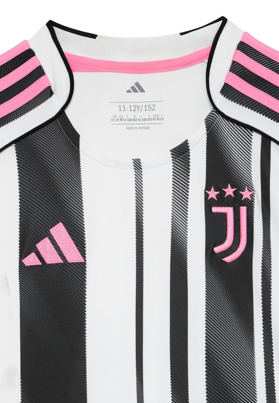 Футболка Adidas Performance JUVENTUS 25/26 HOME JERSEY KIDS UNISEX, White/Black/White — фото 4