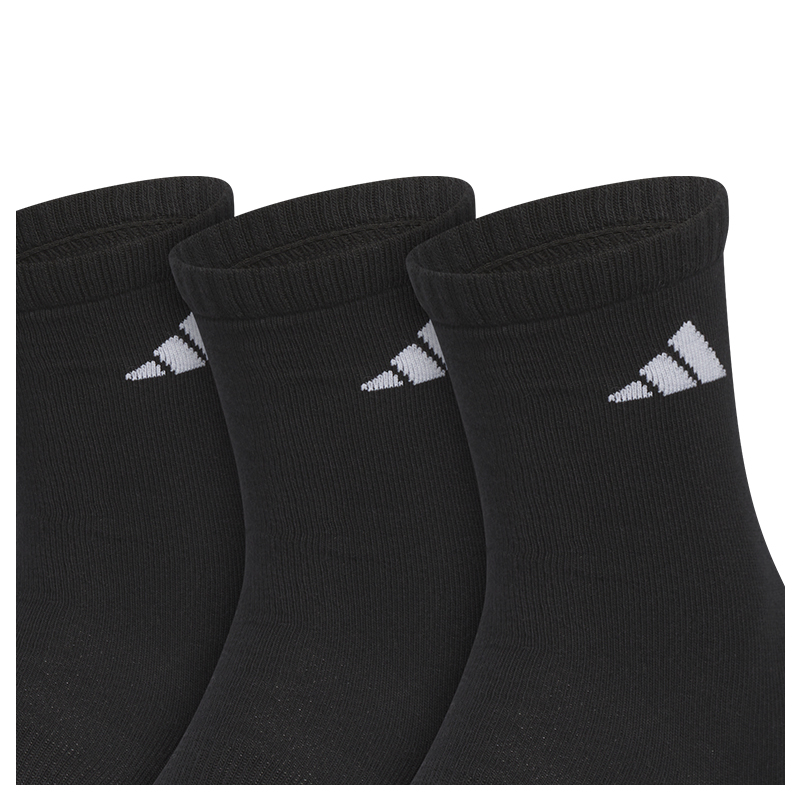 Унисекс черные носки до середины икры Adidas 9 Double Loads — фото 3